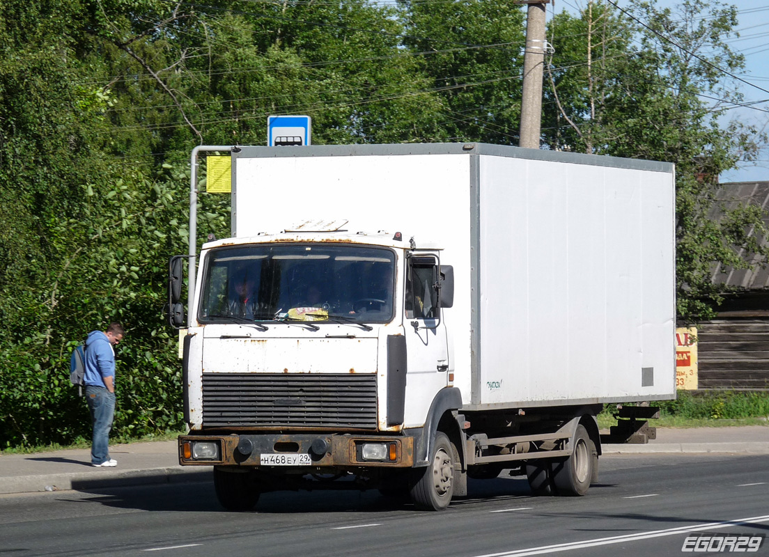 Архангельская область, № Н 468 ЕУ 29 — МАЗ-437041