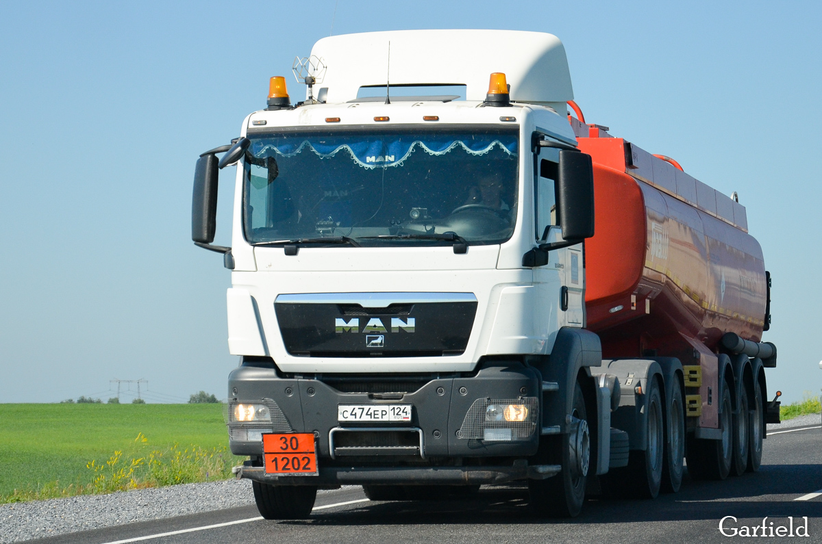 Красноярский край, № С 474 ЕР 124 — MAN TGS 26.440