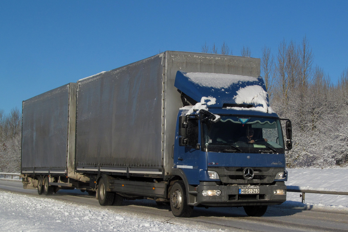 Литва, № HBG 243 — Mercedes-Benz Atego 1529