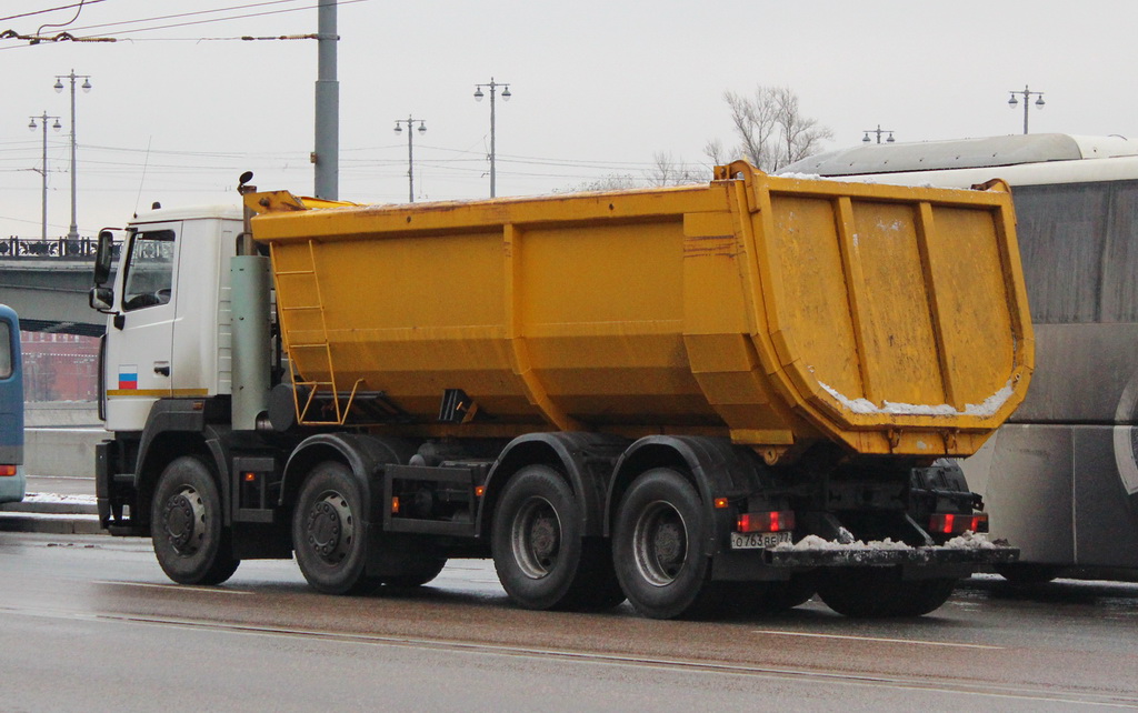 Москва, № О 763 ВЕ 77 — МАЗ-6516B9
