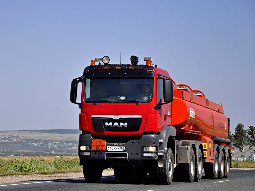 Самарская область, № С 167 ХУ 163 — MAN TGS 33.480