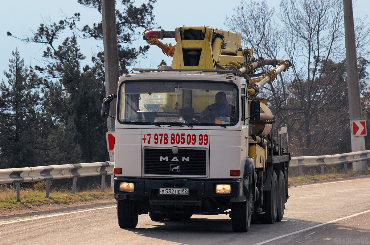 Крым, № В 532 НЕ 82 — MAN F8 (общая модель)