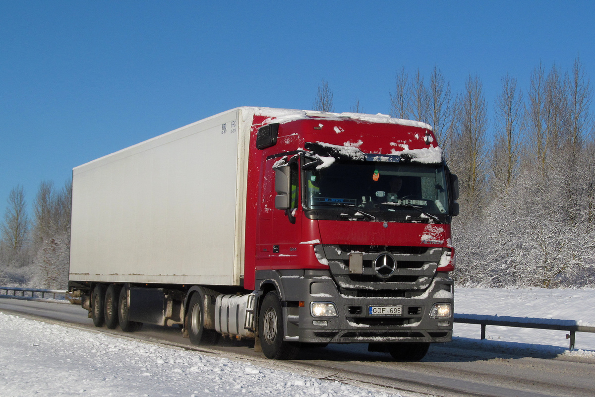 Литва, № GOF 695 — Mercedes-Benz Actros ('2009) 1844