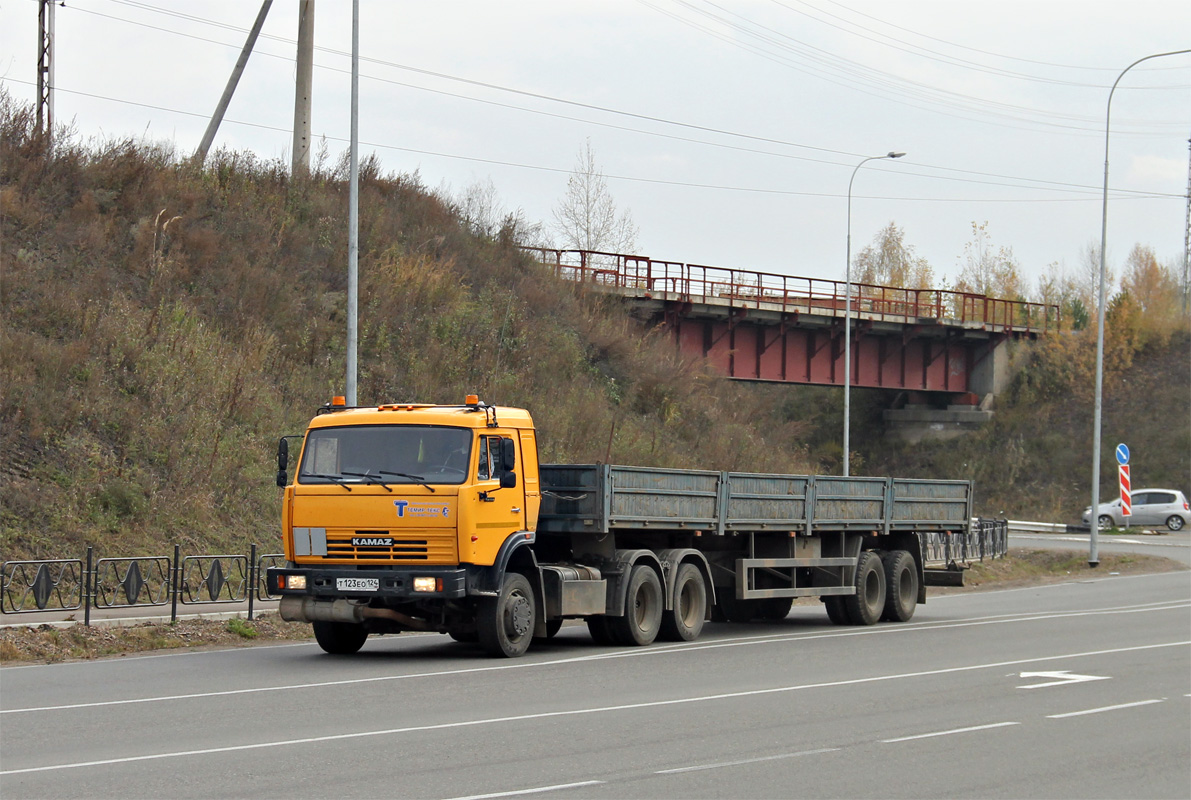 Красноярский край, № Т 123 ЕО 124 — КамАЗ-65116-N3(78)
