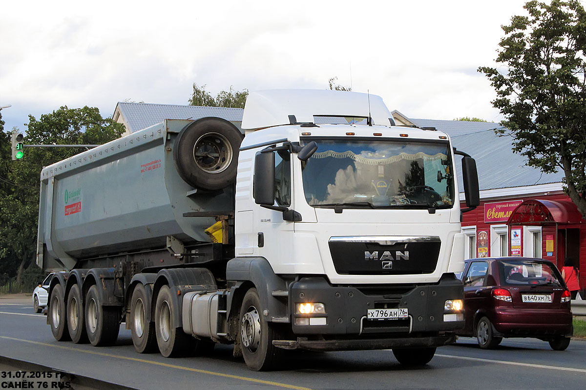 Ярославская область, № Х 796 АН 76 — MAN TGS 33.440