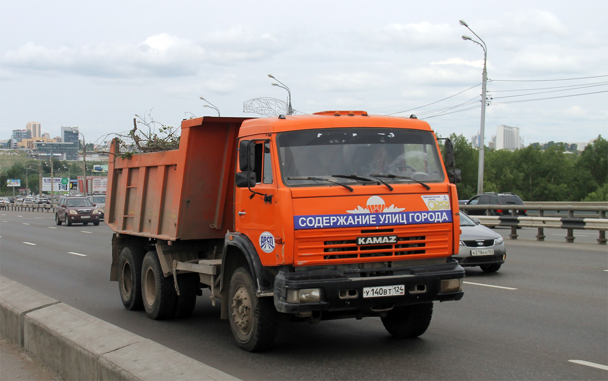 Красноярский край, № У 140 ВТ 124 — КамАЗ-65115-D3(97)