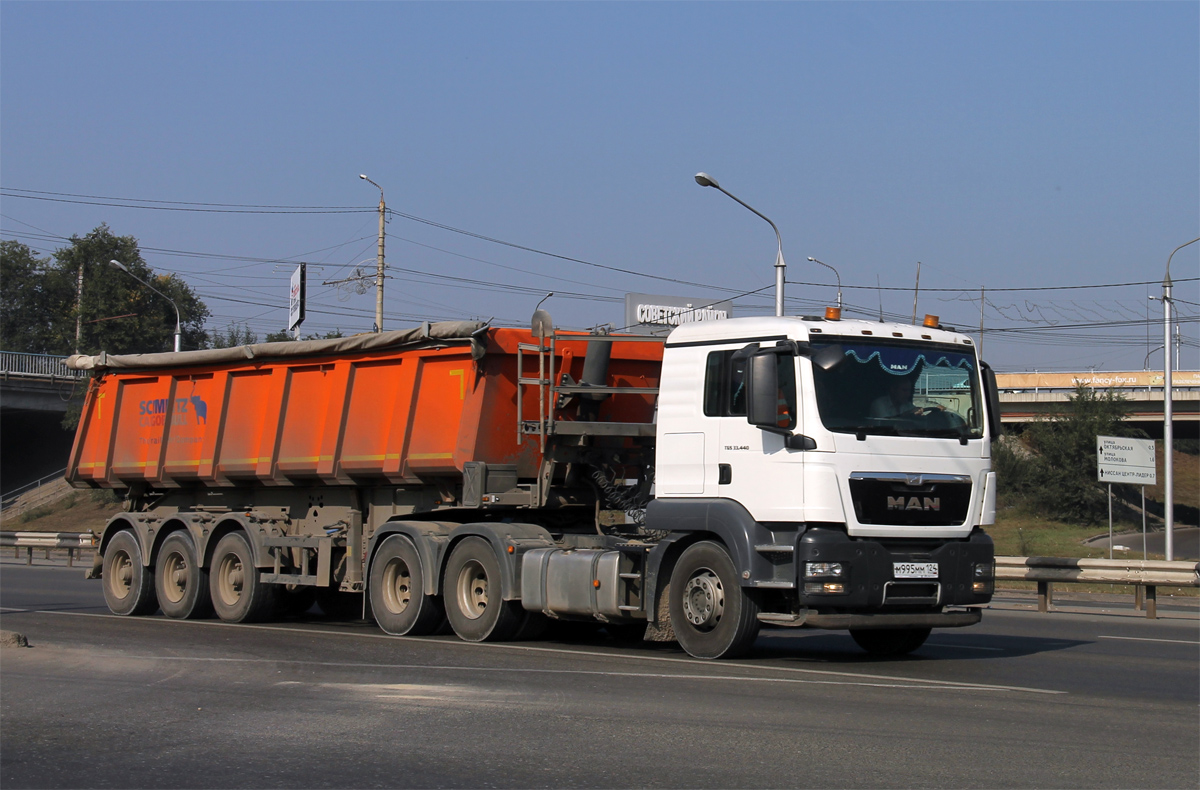 Красноярский край, № М 995 ММ 124 — MAN TGS 33.440