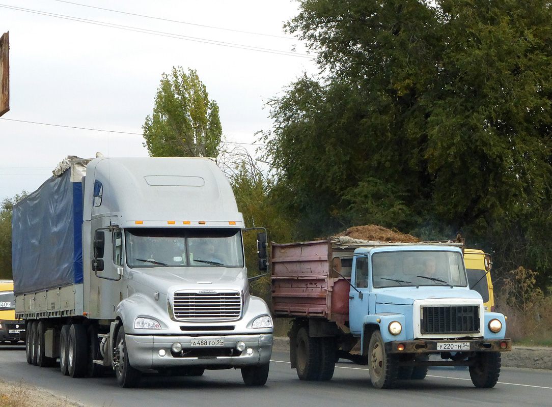 Волгоградская область, № А 488 ТО 34 — Freightliner Columbia