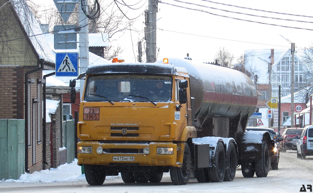 Тамбовская область, № М 413 МС 68 — КамАЗ-65116-N3(78)