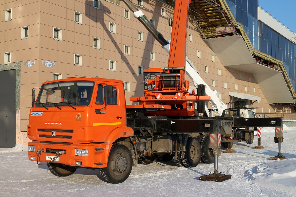 Омская область, № Т 602 РХ 55 — КамАЗ-65115-L4(19)