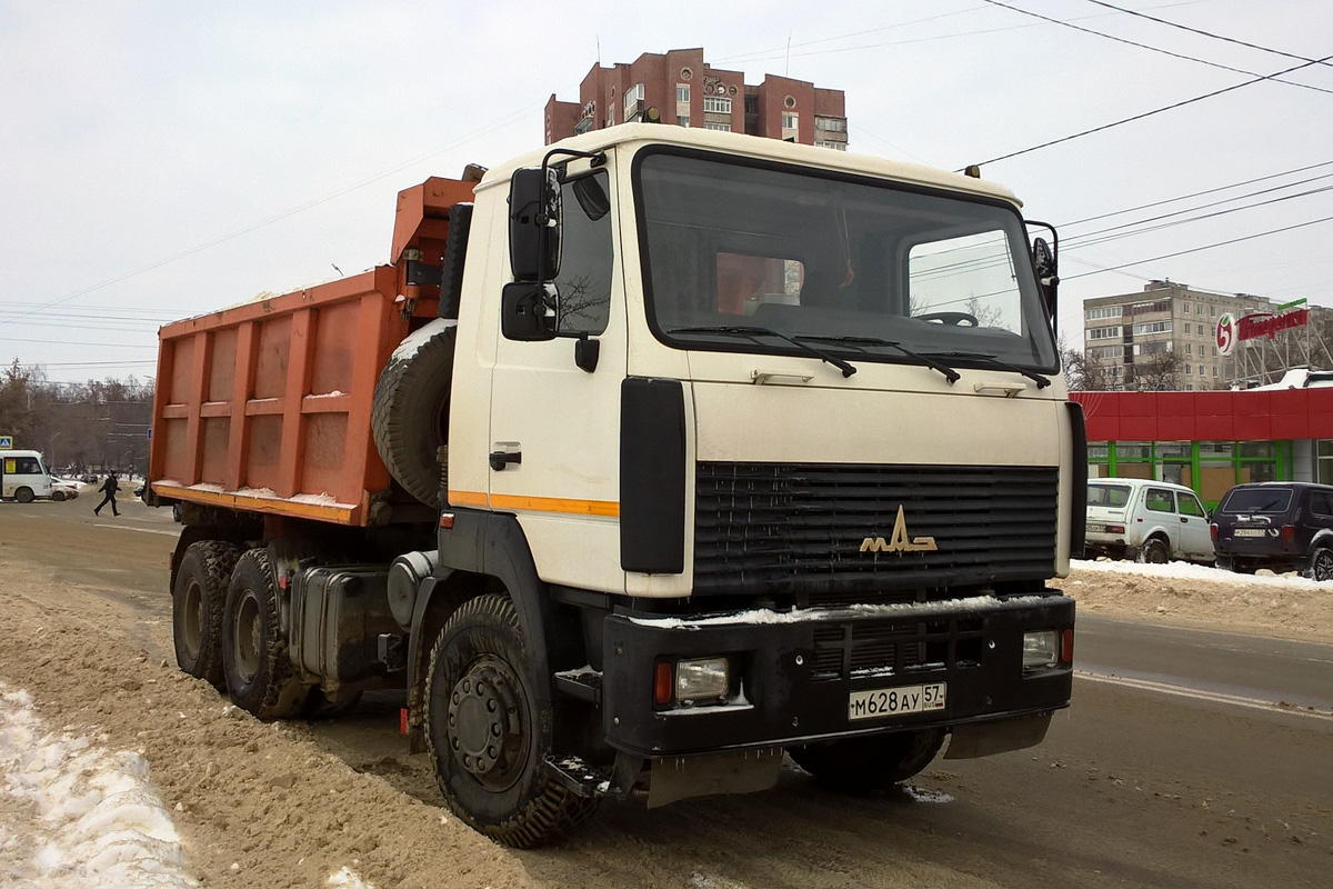 Орловская область, № М 628 АУ 57 — МАЗ-6501A5