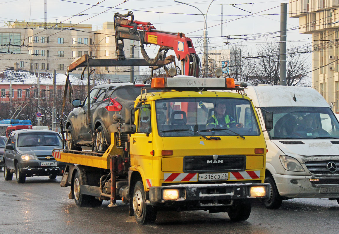 Тульская область, № Р 318 СВ 71 — VW-MAN G90