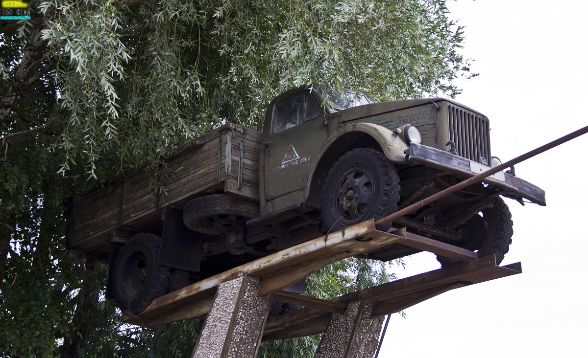 Павлодарская область, № (KZ14) Б/Н 0003 — ГАЗ-51А; Техника на постаментах, памятники (Павлодарская область); Павлодарская область — Автомобили на постаментах