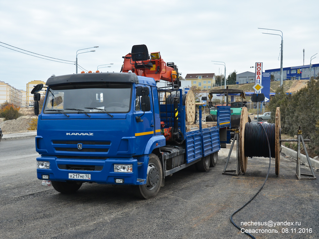 Севастополь, № А 217 МЕ 92 — КамАЗ-65117-A4(23)