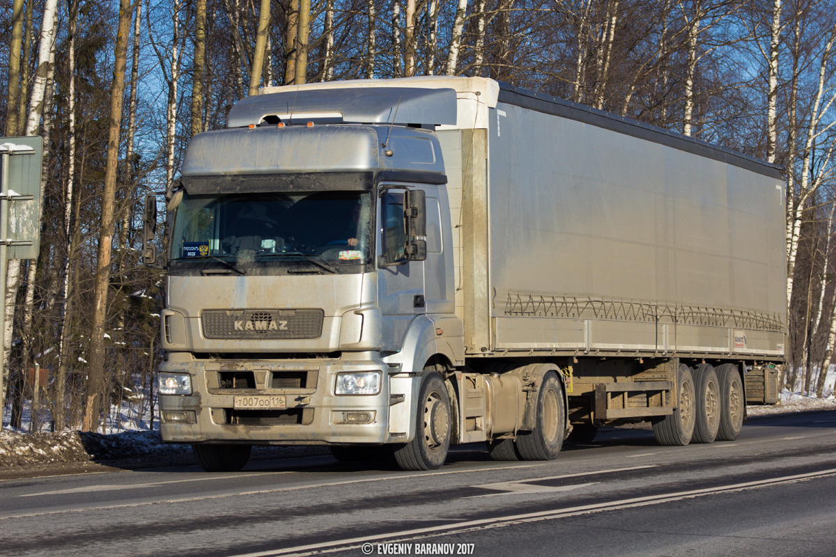 Татарстан, № Т 007 ОО 116 — КамАЗ-5490-S5(87)