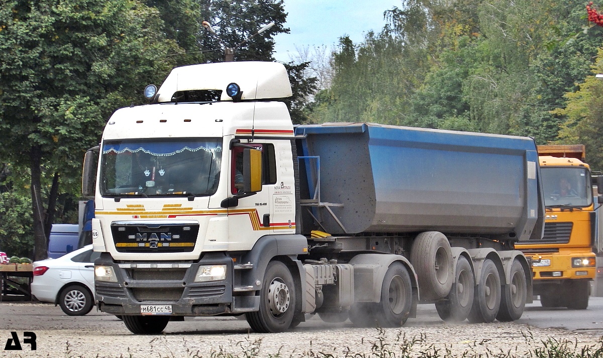 Липецкая область, № М 681 СС 48 — MAN TGS 19.400
