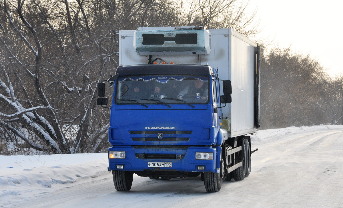 Ханты-Мансийский автоном.округ, № Н 106 АМ 186 — КамАЗ-65117-N3(78)
