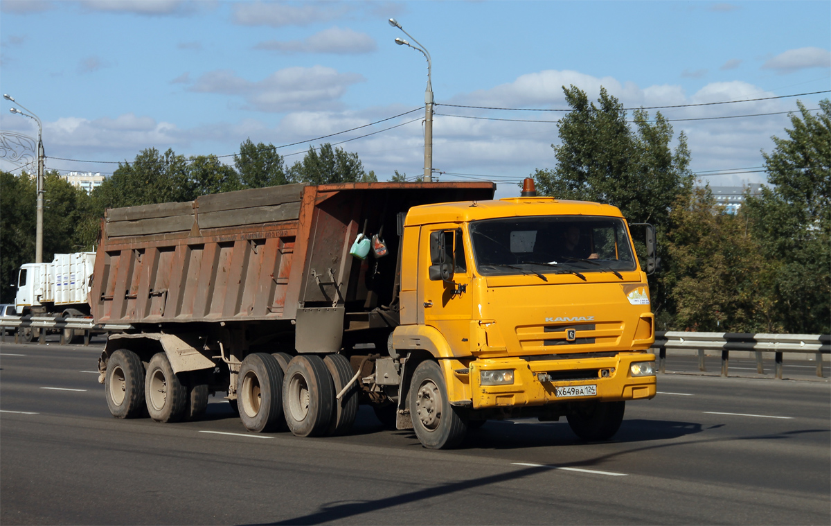 Красноярский край, № Х 649 ВА 124 — КамАЗ-65116-N3(78)