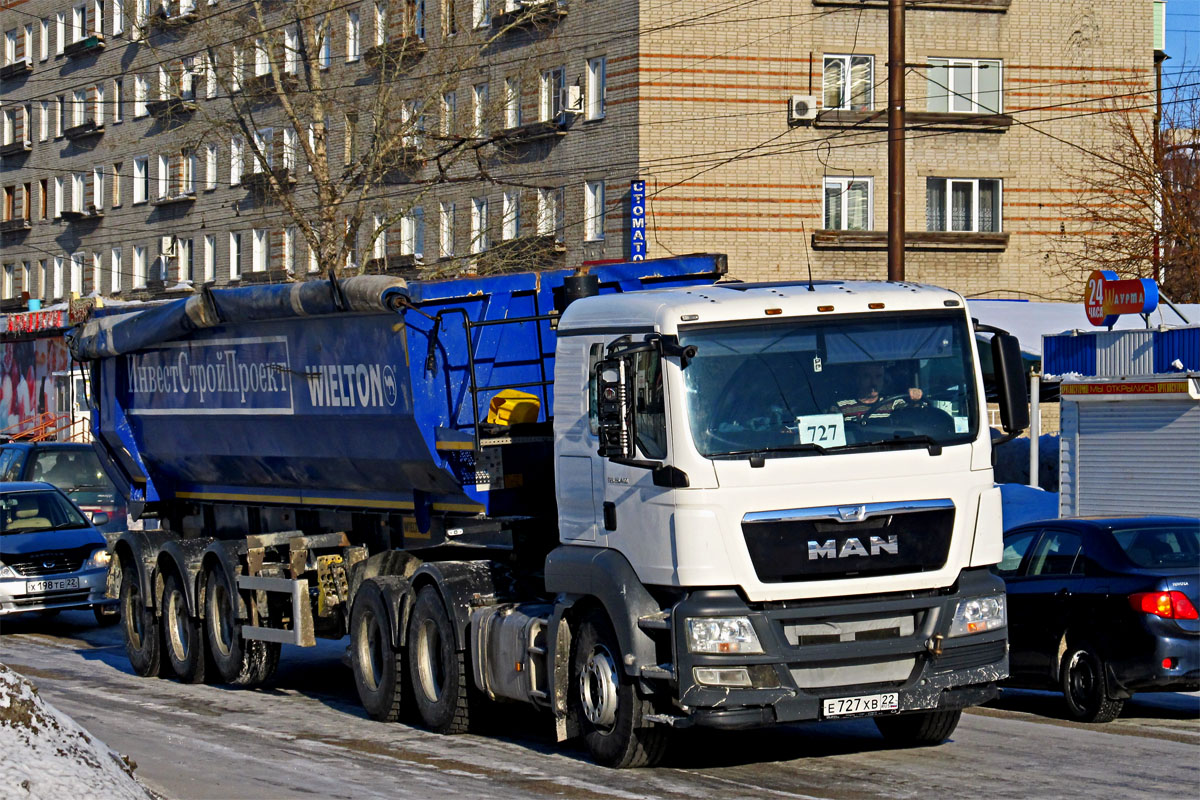 Алтайский край, № Е 727 ХВ 22 — MAN TGS 26.400