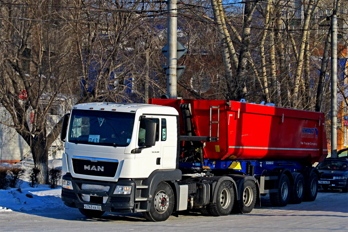 Алтайский край, № Е 743 ХВ 22 — MAN TGS 26.400