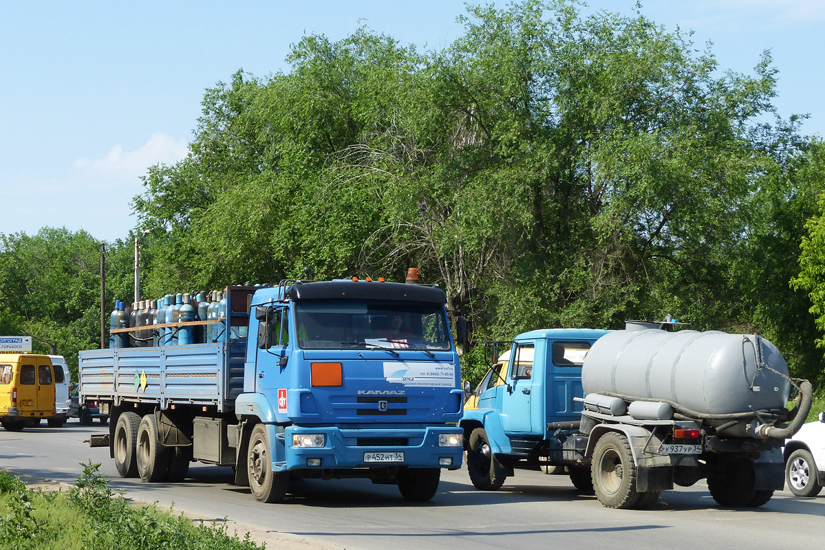 Волгоградская область, № Р 452 НТ 34 — КамАЗ-65117-N3(78); Волгоградская область, № 1007 — ГАЗ-3307