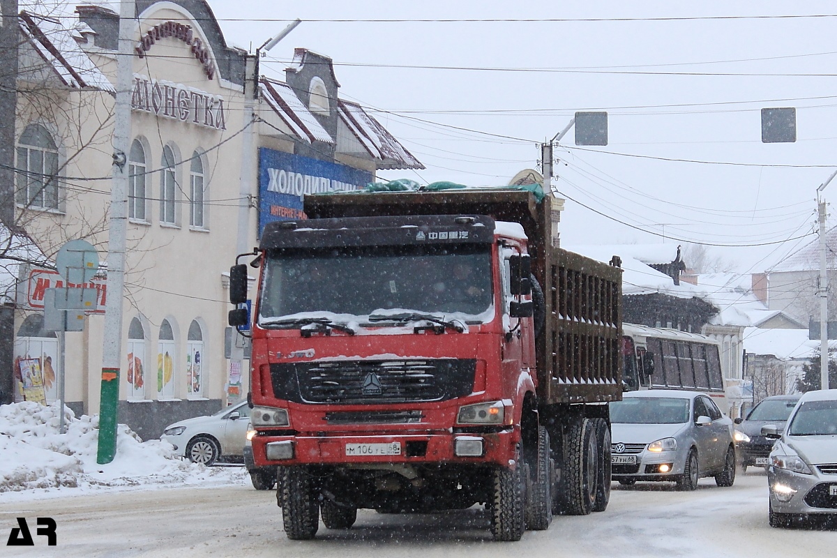 Тамбовская область, № М 106 УЕ 68 — Howo HW ZZ3407