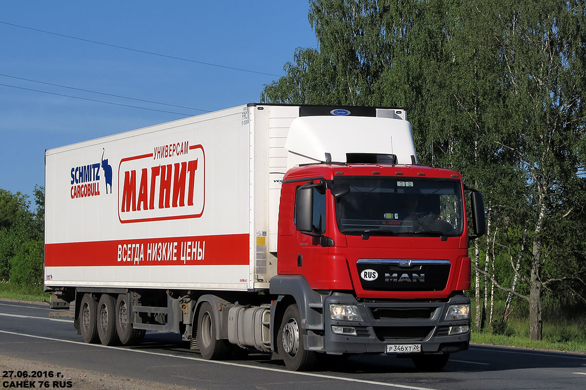 Краснодарский край, № Р 346 ХТ 26 — MAN TGS 18.360