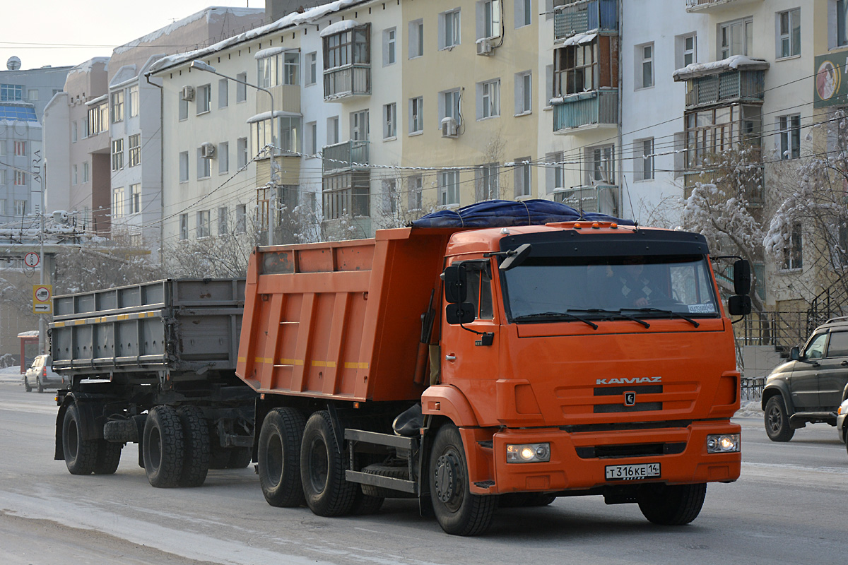 Саха (Якутия), № Т 316 КЕ 14 — КамАЗ-65115-N3(78)
