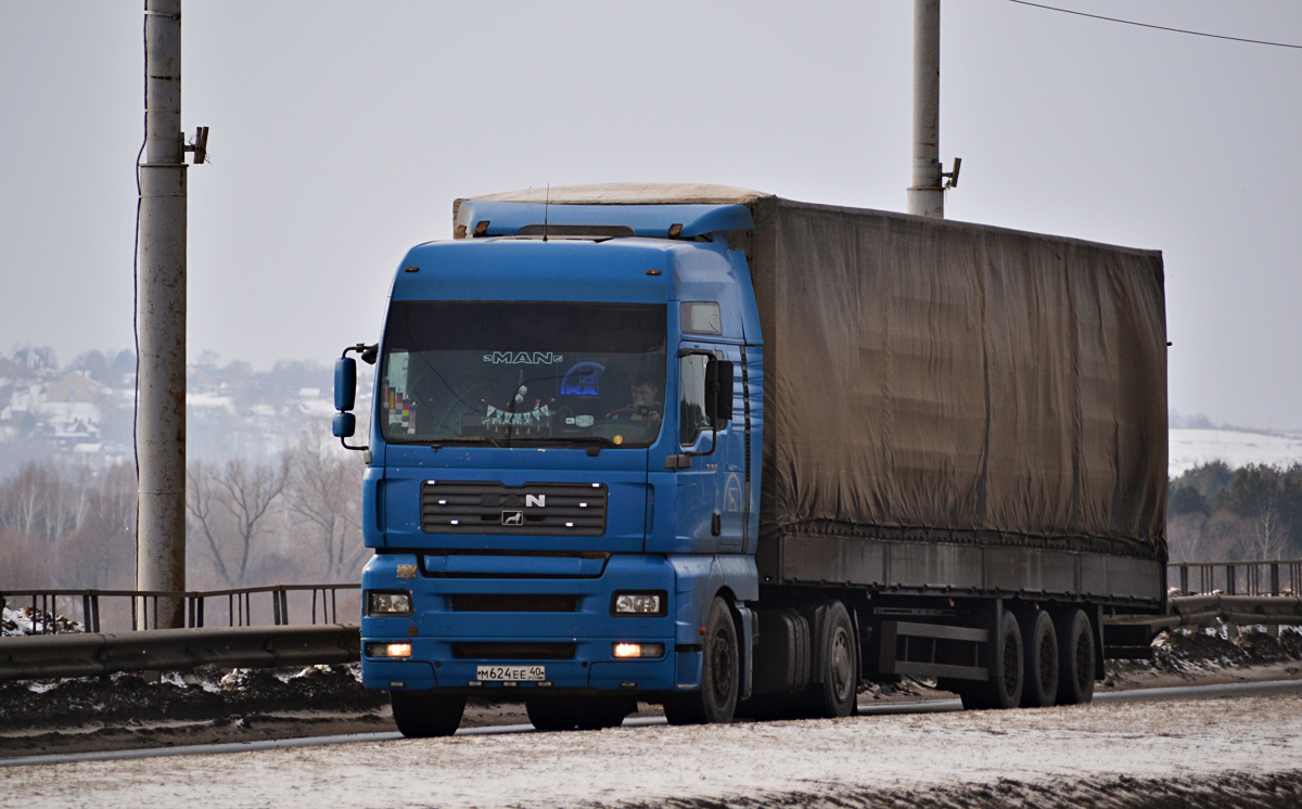 Калужская область, № М 624 ЕЕ 40 — MAN TGA (общая модель)