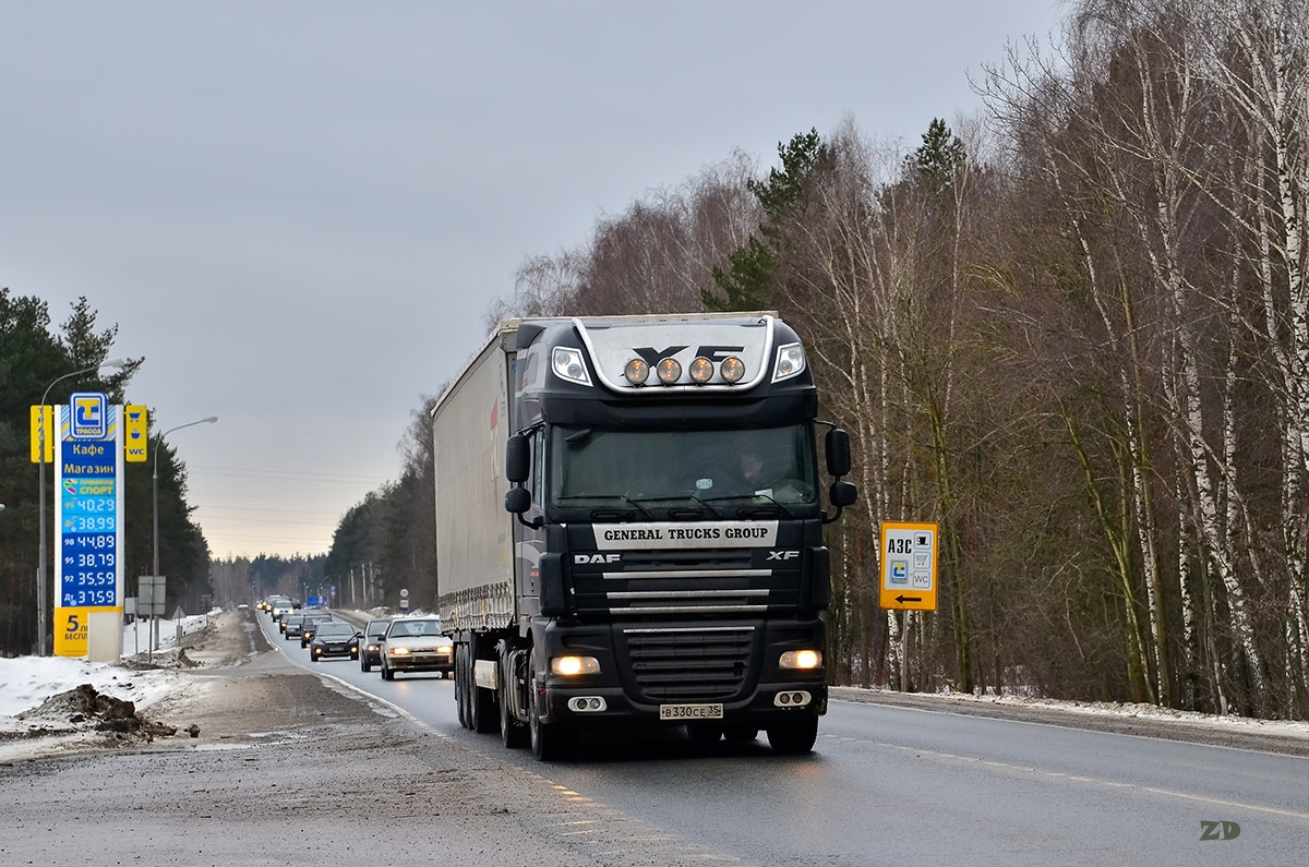 Вологодская область, № В 330 СЕ 35 — DAF XF105 FT