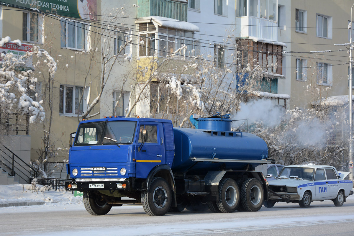 Саха (Якутия), № В 674 КХ 14 — КамАЗ-5320