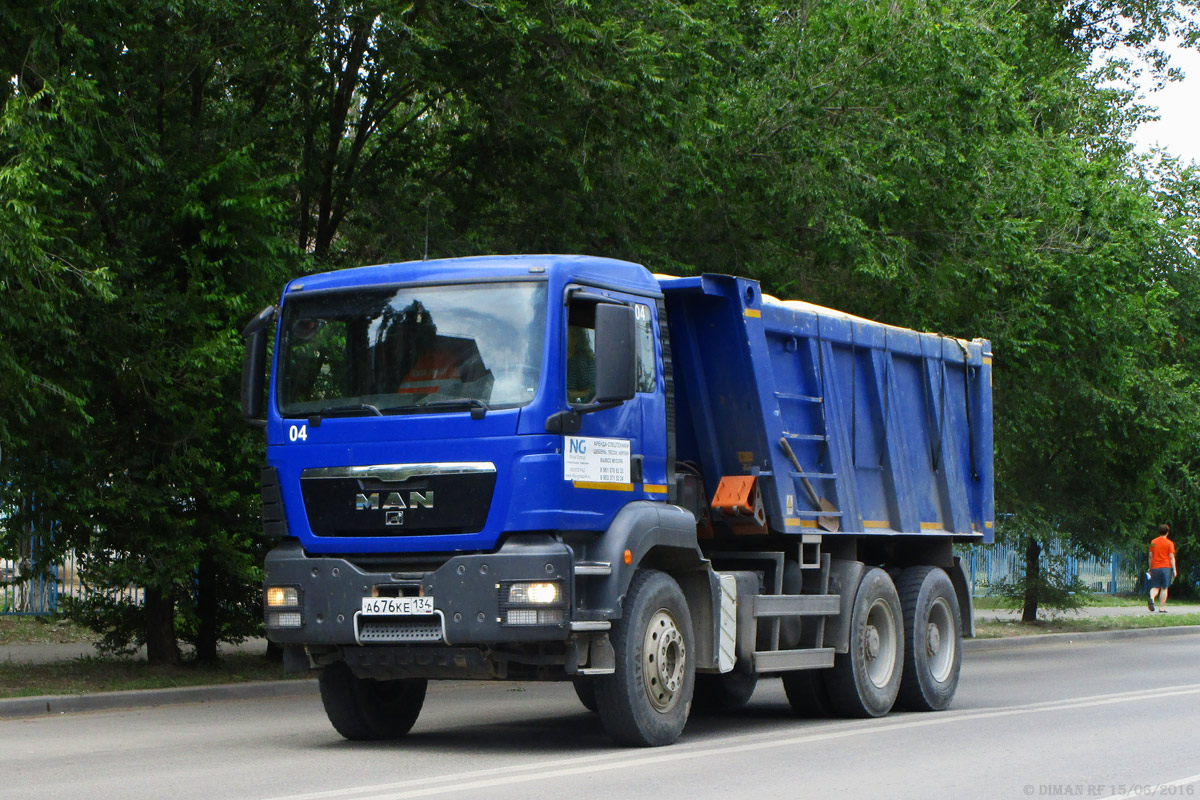 Волгоградская область, № 04 — MAN TGS 40.390
