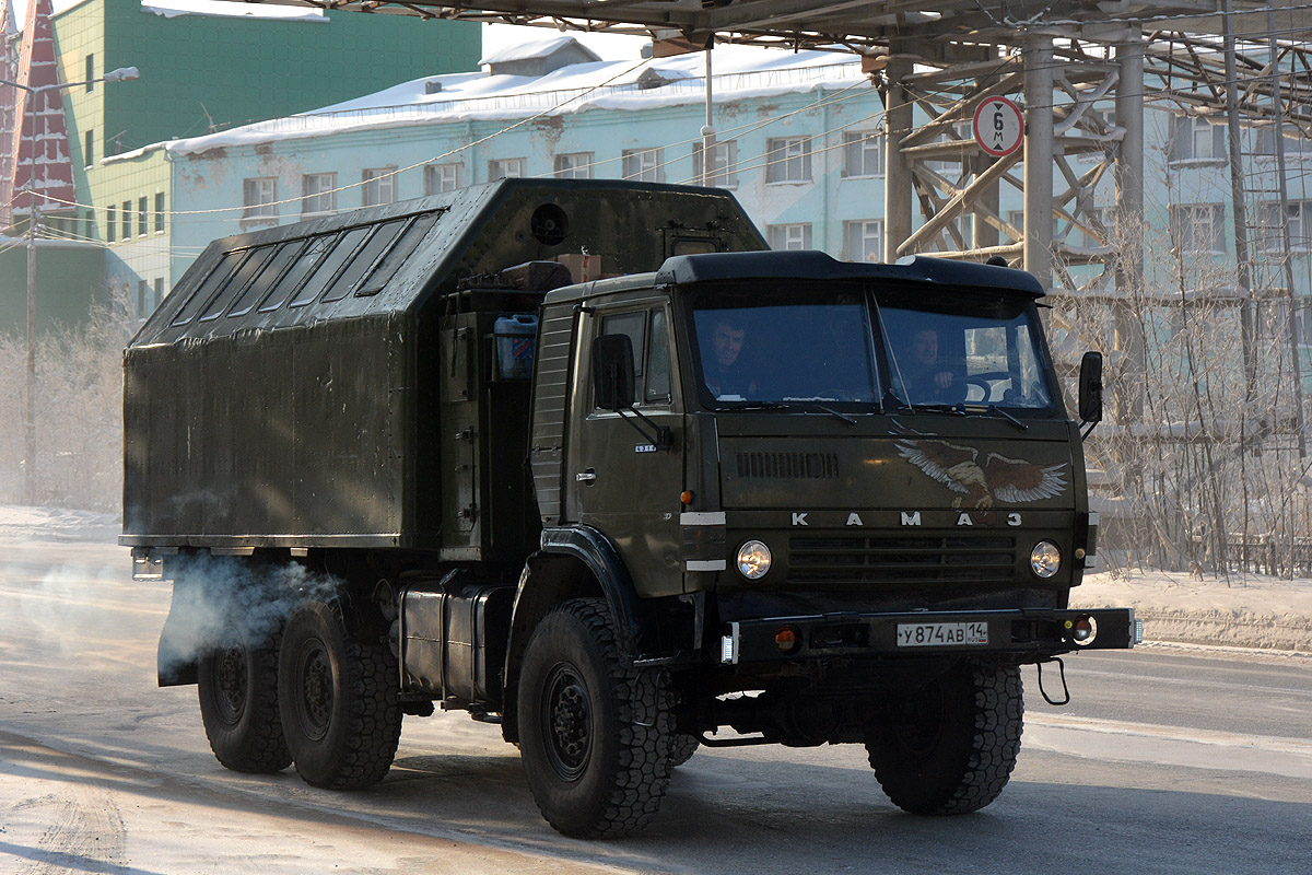 Саха (Якутия), № У 874 АВ 14 — КамАЗ-4310