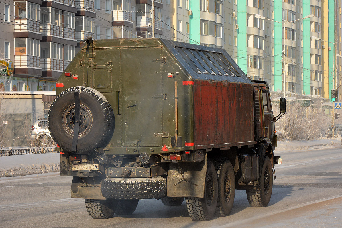 Саха (Якутия), № У 874 АВ 14 — КамАЗ-4310