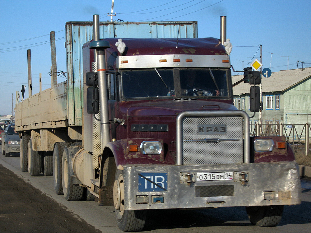 Саха (Якутия), № О 315 ВМ 14 — КрАЗ-258Б1