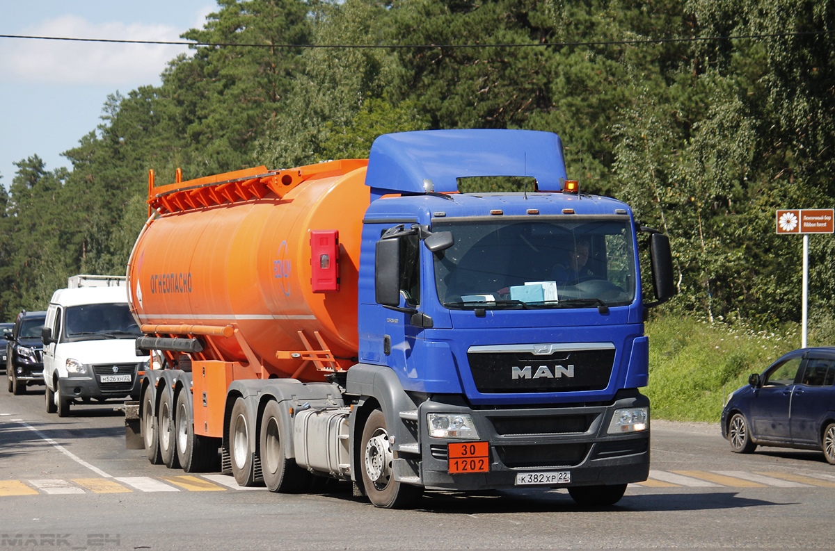Алтайский край, № К 382 ХР 22 — MAN TGS 28.400
