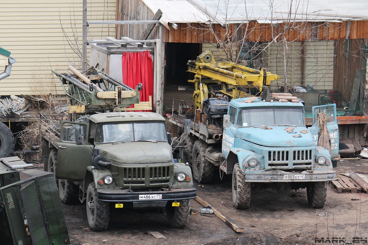 Красноярский край, № М 486 ХС 77 — ЗИЛ-131 (общая модель); Красноярский край, № Х 003 ЕТ 42 — ЗИЛ-131НА (УАМЗ)