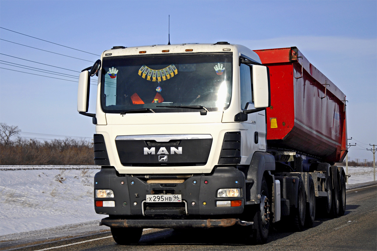 Алтайский край, № Х 295 НВ 96 — MAN TGS 33.440