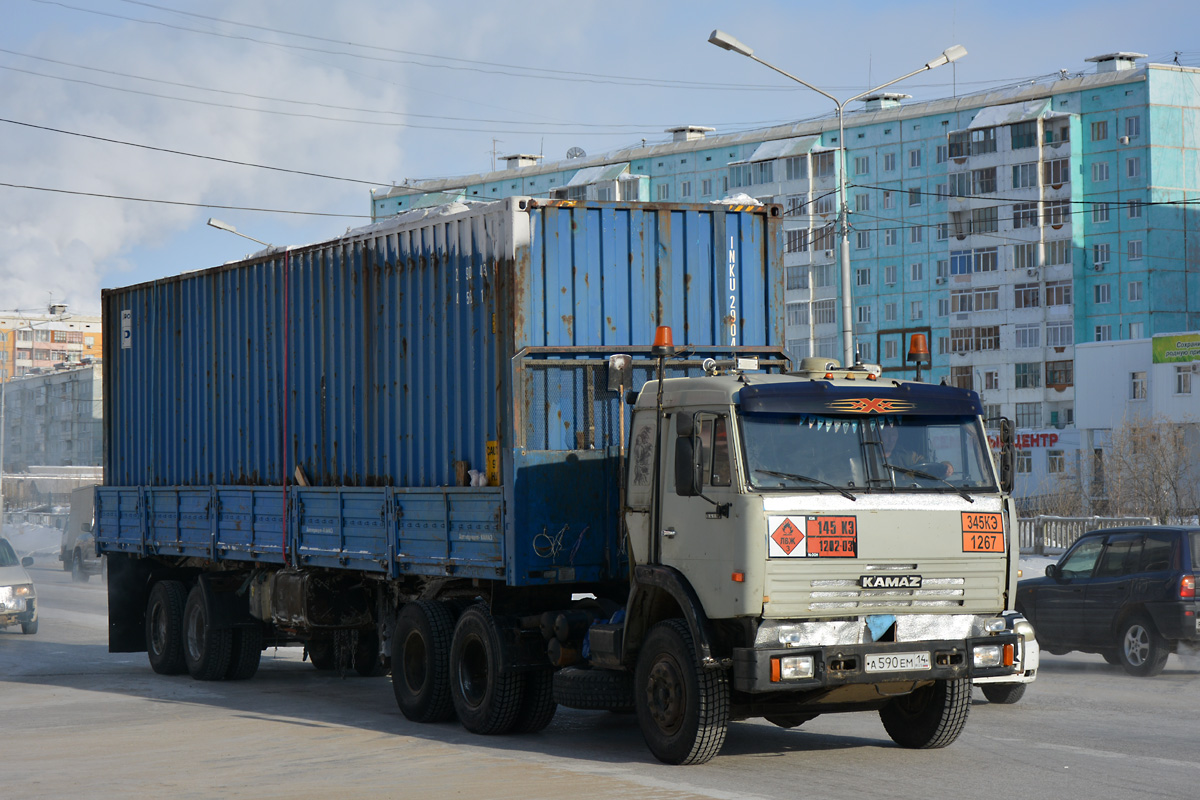 Саха (Якутия), № А 590 ЕМ 14 — КамАЗ-54115-15 [54115R]
