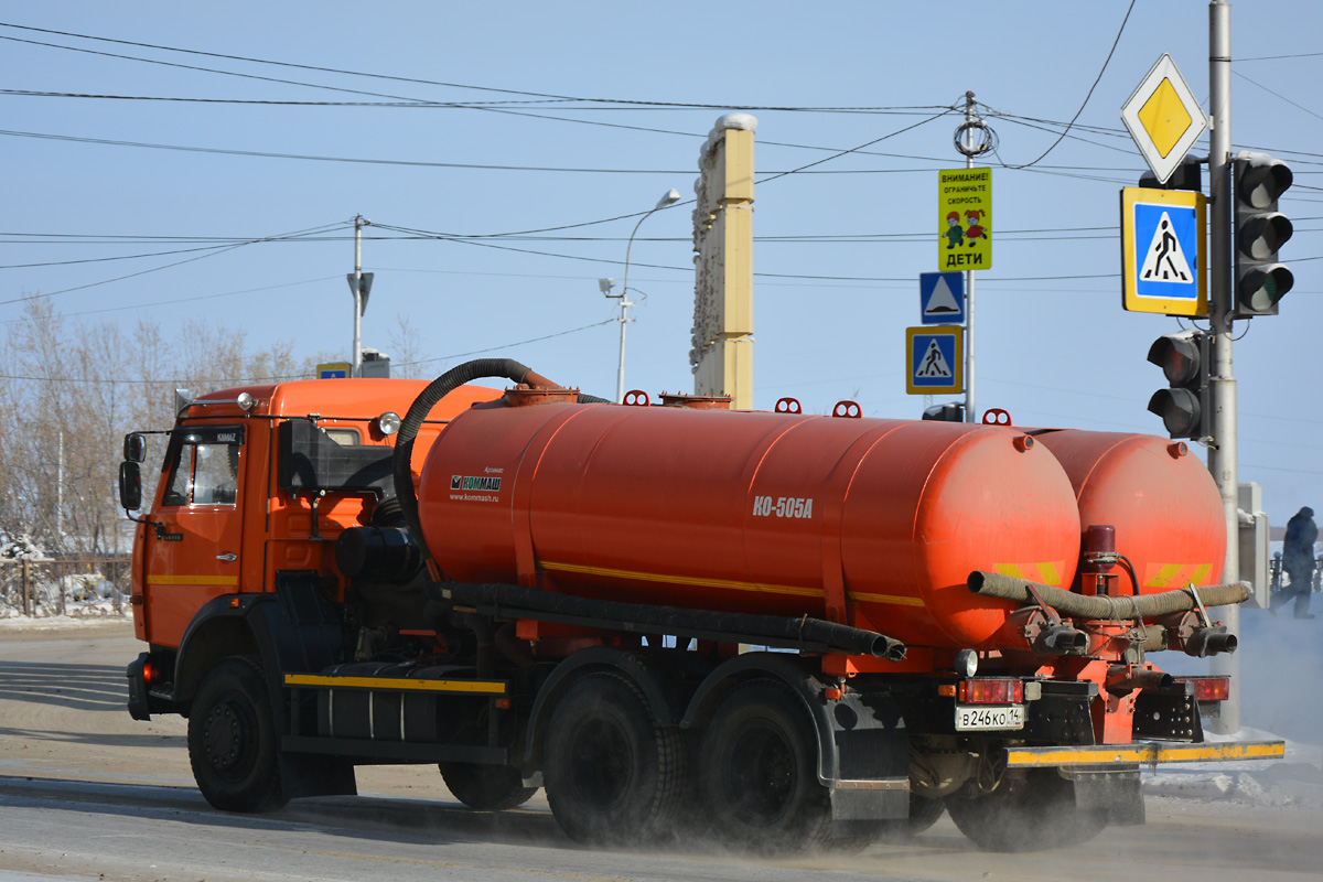 Саха (Якутия), № В 246 КО 14 — КамАЗ-65115-62