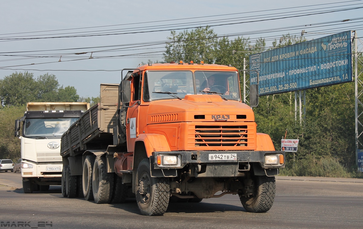 Красноярский край, № В 942 ТВ 24 — КрАЗ-6437