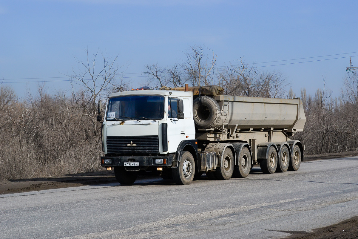 Волгоградская область, № К 192 УЕ 34 — МАЗ-642208