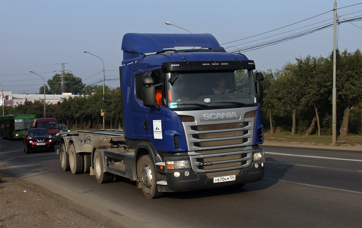 Красноярский край, № У 670 КМ 124 — Scania ('2009) G400
