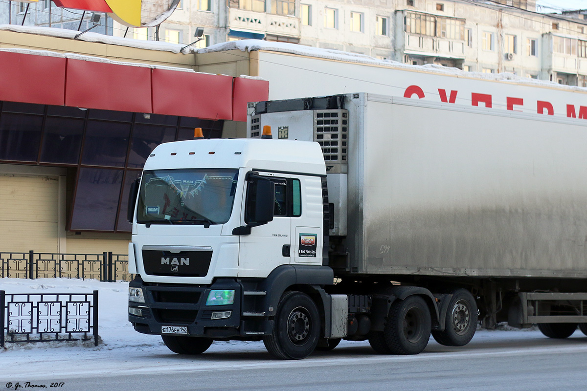 Кемеровская область, № Е 176 ЕН 142 — MAN TGS 26.440