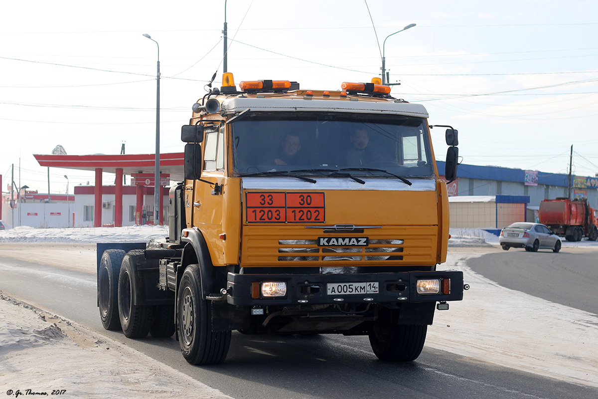 Саха (Якутия), № А 005 КМ 14 — КамАЗ-65116-N3(78)
