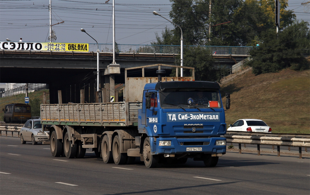 Красноярский край, № В 221 ВС 124 — КамАЗ-65116-N3(78)