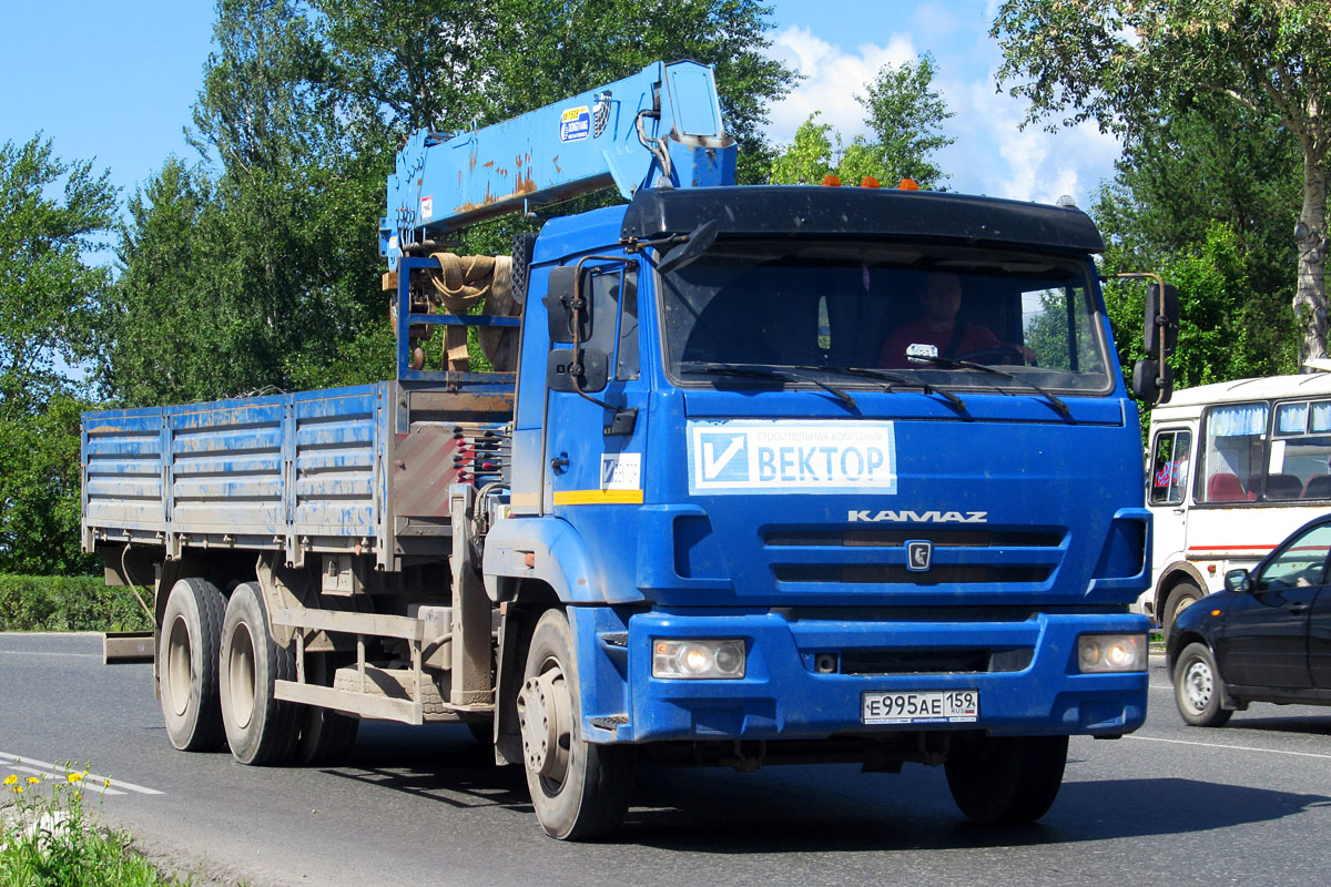 Пермский край, № Е 995 АЕ 159 — КамАЗ-65117-N3(78)