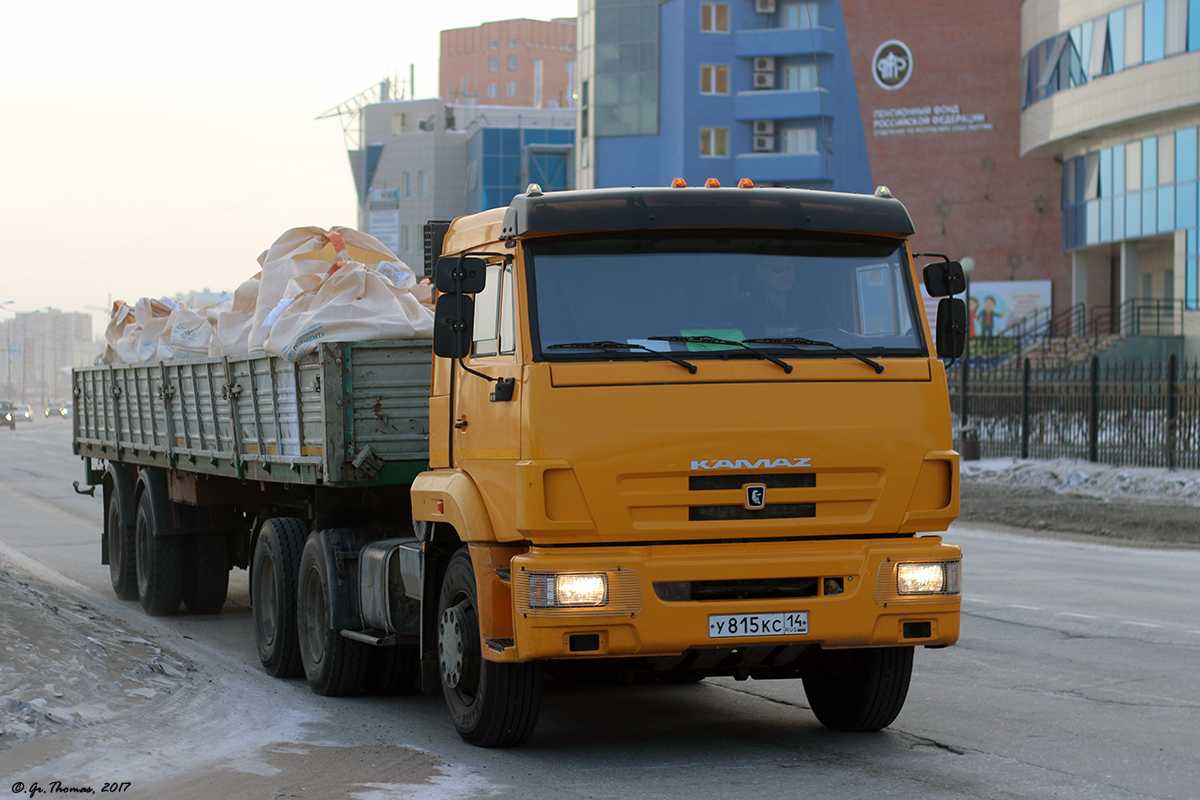 Саха (Якутия), № У 815 КС 14 — КамАЗ-65116-N3(78)
