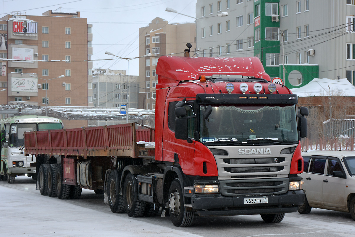 Саха (Якутия), № А 637 ТТ 14 — Scania ('2009-2011, общая модель)