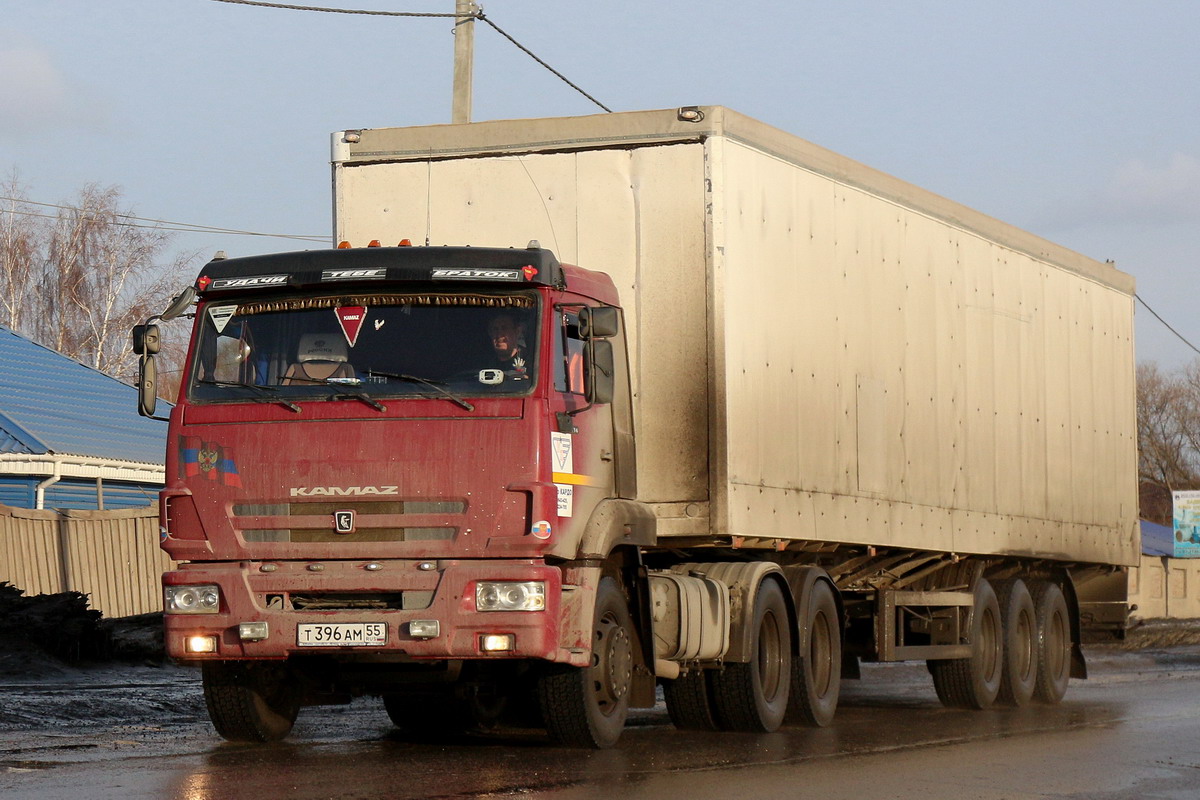 Омская область, № Т 396 АМ 55 — КамАЗ-65116-A4(23)